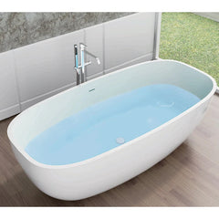 Pietra Bianca Bora Freestanding Bath - 1650 & 1800