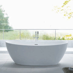 Pietra Bianca Maria Freestanding Bath