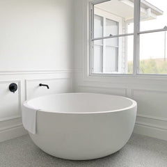 Pietra Bianca Romeo Freestanding Bath - 1350 & 1500