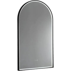 Remer Arch LED Smart Mirror with Demister - Matte Black
