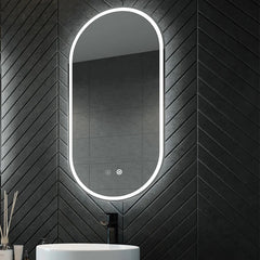 Remer Gatbsy Frameless LED Mirror with Demister - Bathroom Picture 2