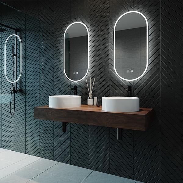 Remer Gatbsy Frameless LED Mirror with Demister - Bathroom Picture