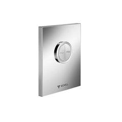 Schell Compact II WC Flush Plate Body - Low Pressure - Chrome