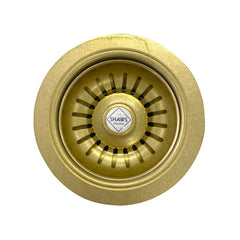 Shaws 90mm Sink Basket Strainer - Raw Brass