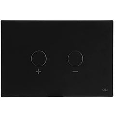 Studio Bagno Oli Blink Flush Button Plate - Black