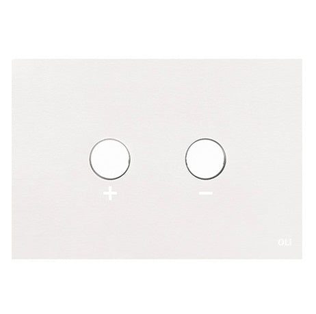 Studio Bagno Oli Blink Flush Button Plate - White