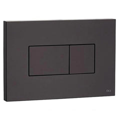 Studio Bagno Oli Karisma Flush Button Plate - Black Soft Touch