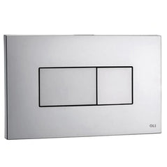 Studio Bagno Oli Karisma Flush Button Plate - Satin Chrome