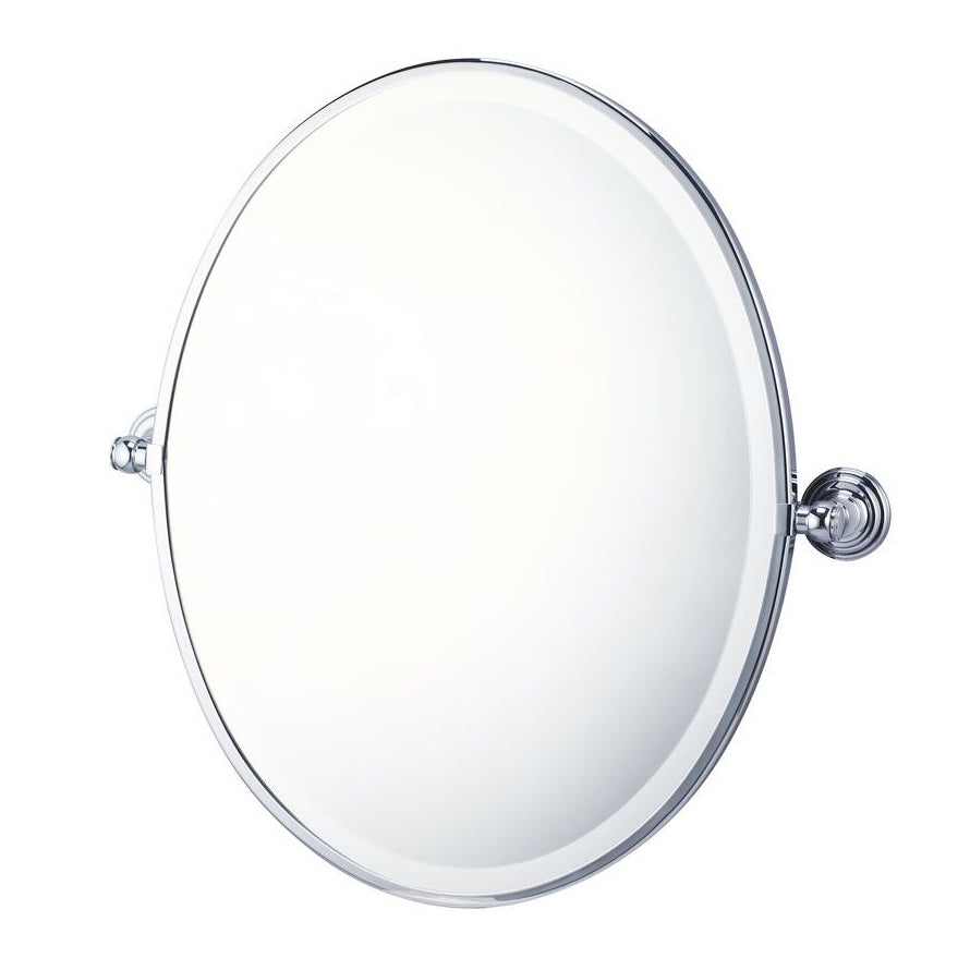 Turner Hastings Mayer Pivot Oval Mirror - Brushed Nickel