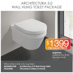 Villeroy & Boch Architectura 3.0 Wall Hung Toilet - Villeroy & Boch Package