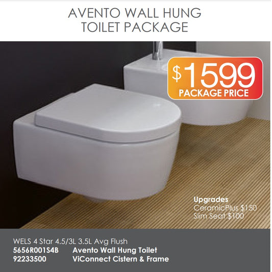 Villeroy & Boch Avento Wall Hung Toilet - Package