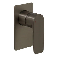 Villeroy & Boch O.Novo Style Rectangular Shower Mixer - Gunmetal