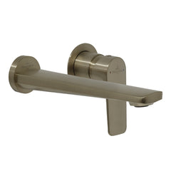 Villeroy & Boch O.Novo Style Wall Mounted Basin Mixer Set - Brushed Nickel