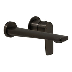 Villeroy & Boch O.Novo Style Wall Mounted Basin Mixer Set - Gunmetal