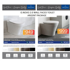 Villeroy & Boch O'Novo 2.0 Wall Faced Toilet - Argent Package