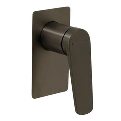 Villeroy & Boch Stratos Rectangular Shower Mixer - Gun Metal