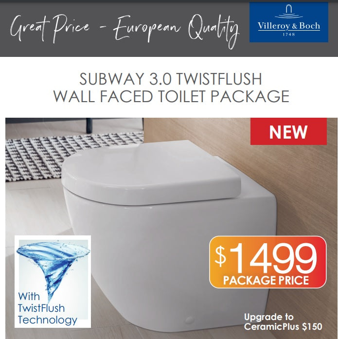 Villeroy & Boch Subway 3.0 Wall Faced Toilet - Package