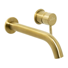 Villeroy & Boch Vita Wall Mounted Basin Mixer Set - Brushed Gold