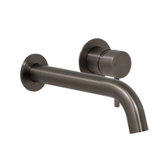 Villeroy & Boch Vita Wall Mounted Basin Mixer Set - Gunmetal