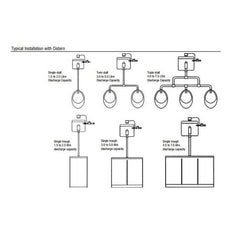 Zip WS002 Flushmaster Infrared Surface Urinal Flushing System