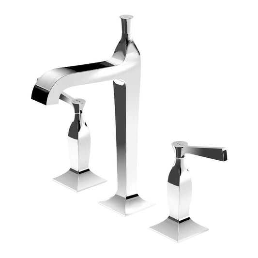 Zucchetti Bellagio Basin Tap Set with High Spout - Lever Handles