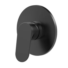 Zucchetti Nikko Bath or Shower Wall Mixer - Matte Black